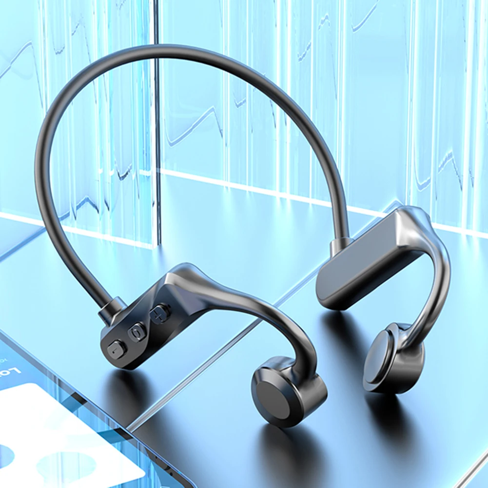 Bone Conduction Headphones Handfree Not In-Ear Headset Lightweight Bluetooth-Compatible Comfortable To Wear for Outdoor Sports