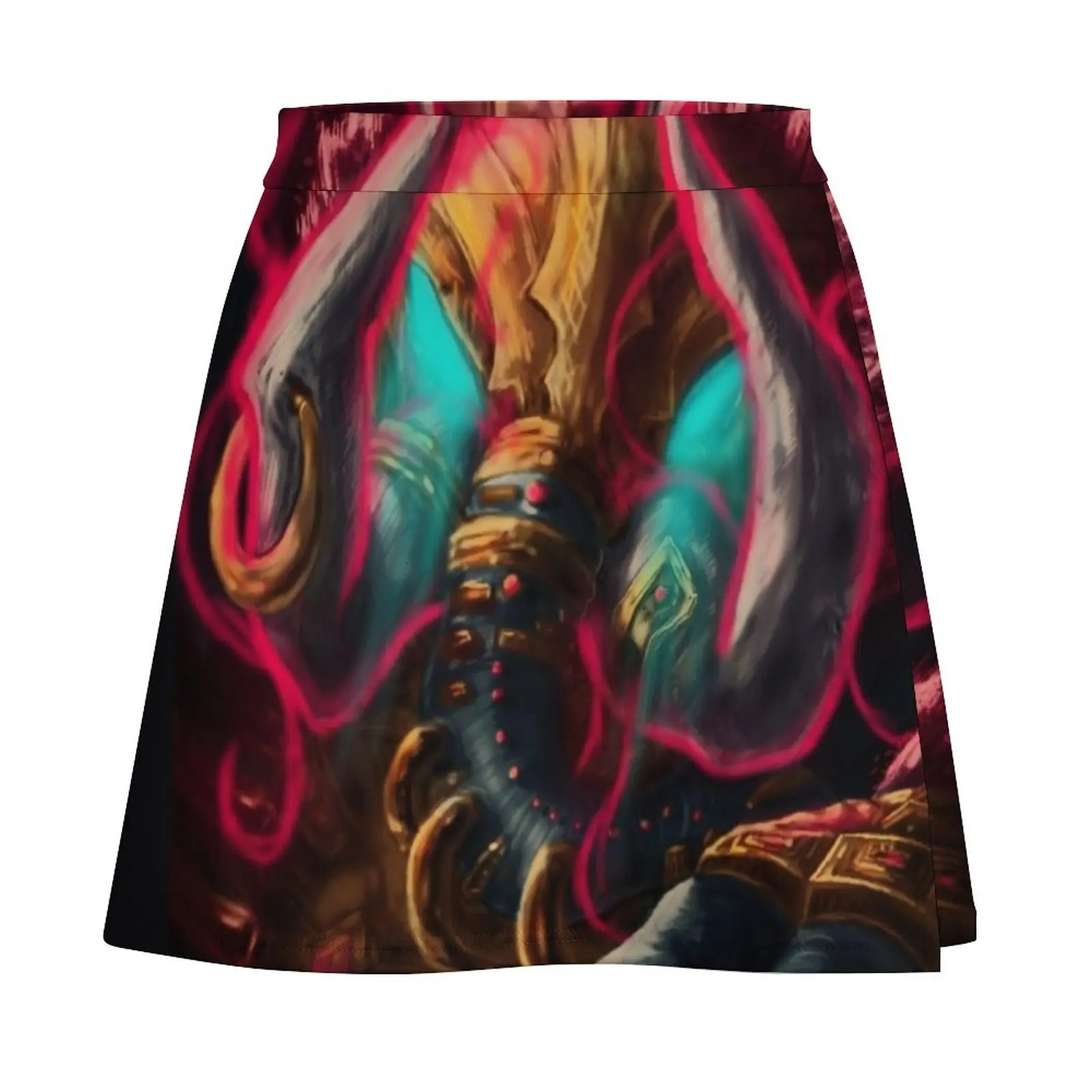 Elephant Shaman Monarch Mini Skirt Clothing female summer clothes Women's skirt Short women′s skirts Mini Skirt