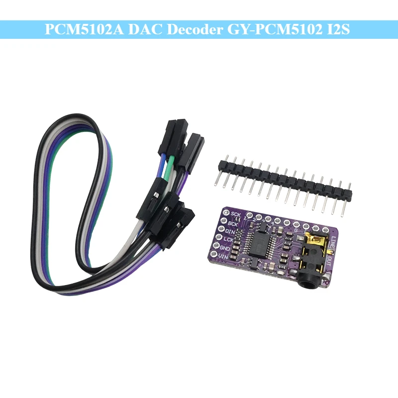 Neue I2S PCM5102A DAC Decoder GY-PCM5102 I2S Player Modul für Raspberry Pi PHAT Format Board Digitale PCM5102 Audio Board DIY