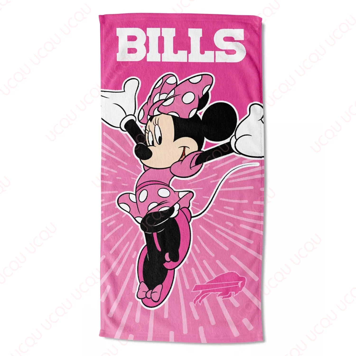 

Disney NFL Minnie Hugger Towel Oversized bath Beach Towel Quick Dry Soft Sandproof Pool Towels Gift Travel Gym Shower Camping