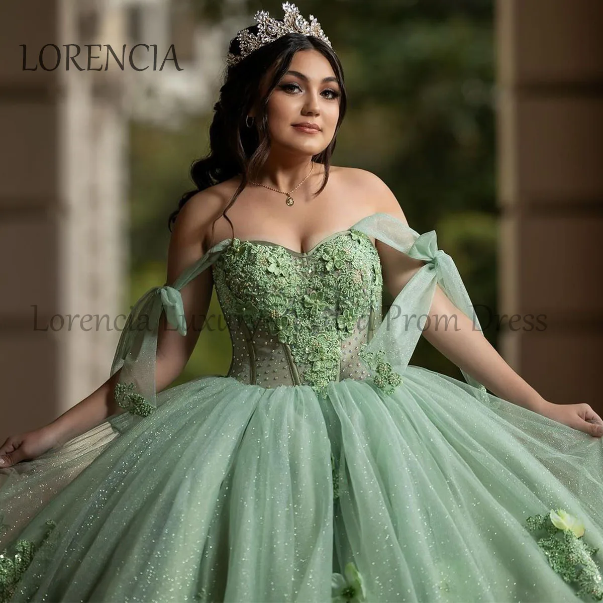 Mexikanische 2024 Quince anera Kleider Ballkleid Bogen Pailletten süß 16 15 Kleid Abend party Prinzessin Kleider formelle Vestido de 15 Anos