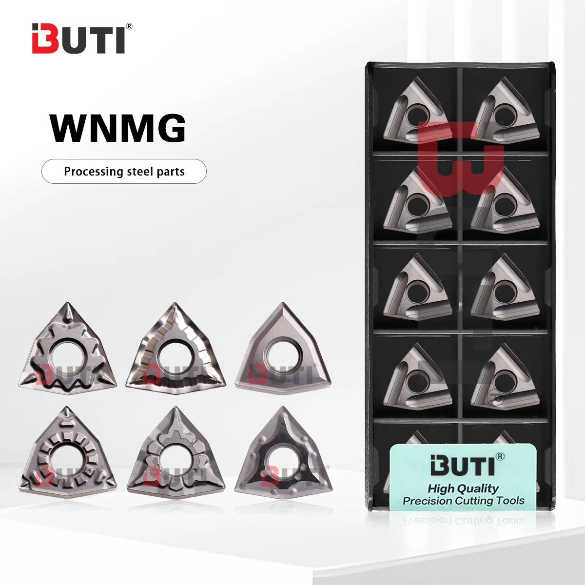 

Peach Shaped Precision Cutting Blades WNMG080404/08 CNC Lathe Outer Circular Rough Cutting Tools Head HQ/MA/MS/MT/FG/TS/L-S/R-S