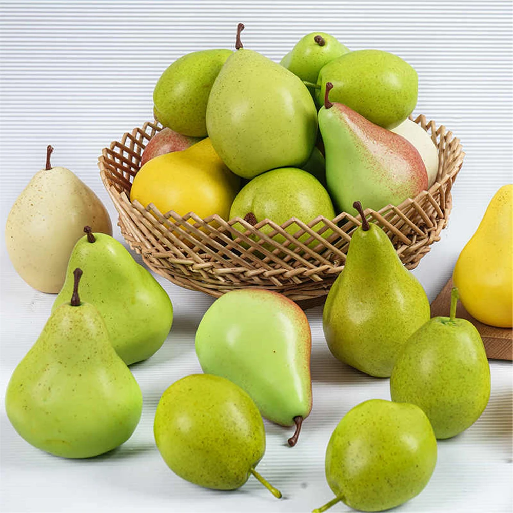 

artificial simulation fruit model display props Home cabinet hotel bar cafe restaurant Shop Store decoration pears fake fruit