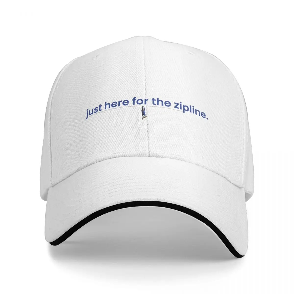 Ronnie is just here for the zipline Baseball Cap Hip Hop Rugby Vintage Golf Men Women's