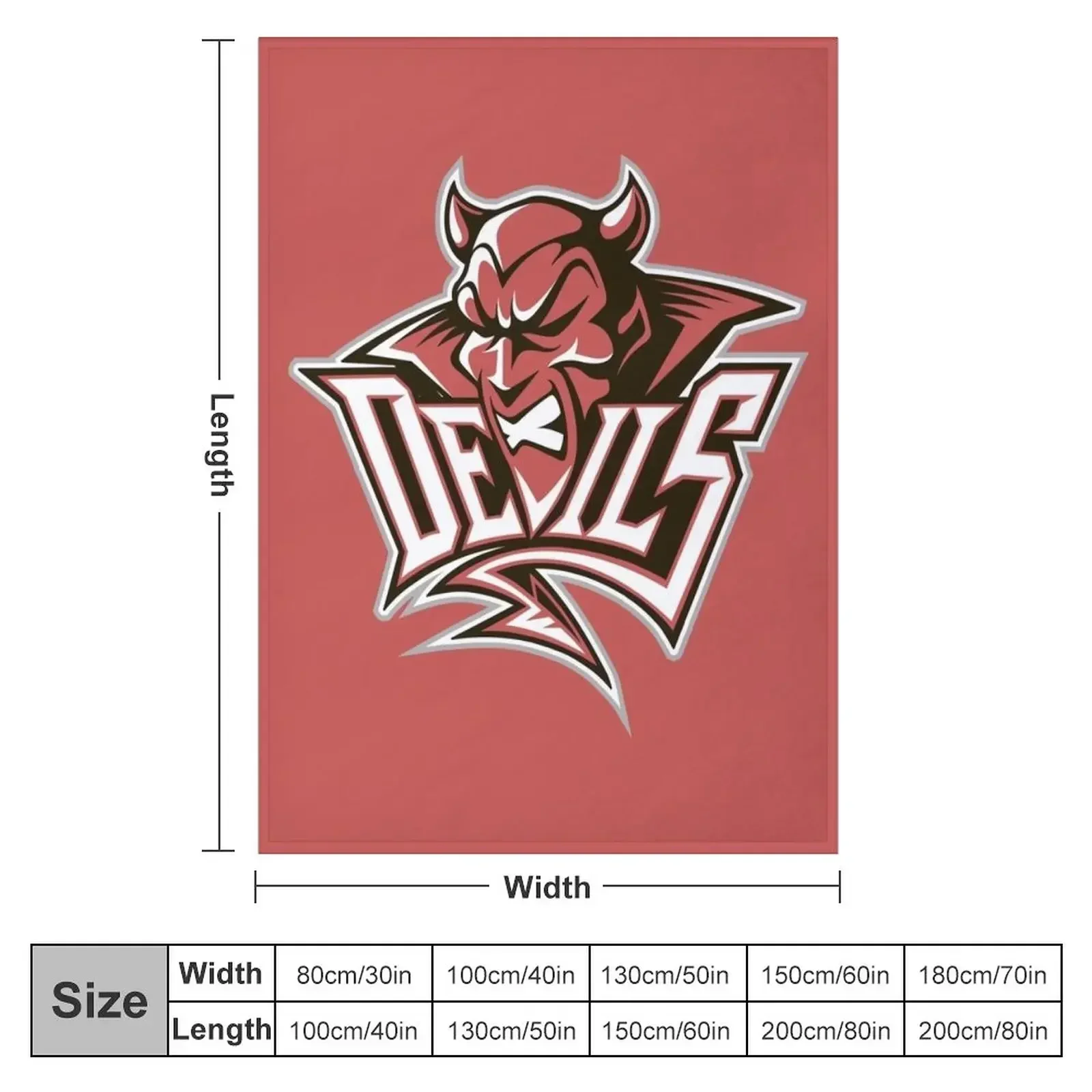 Cardiff Devils Throw Blanket Heavy Bed covers Blankets