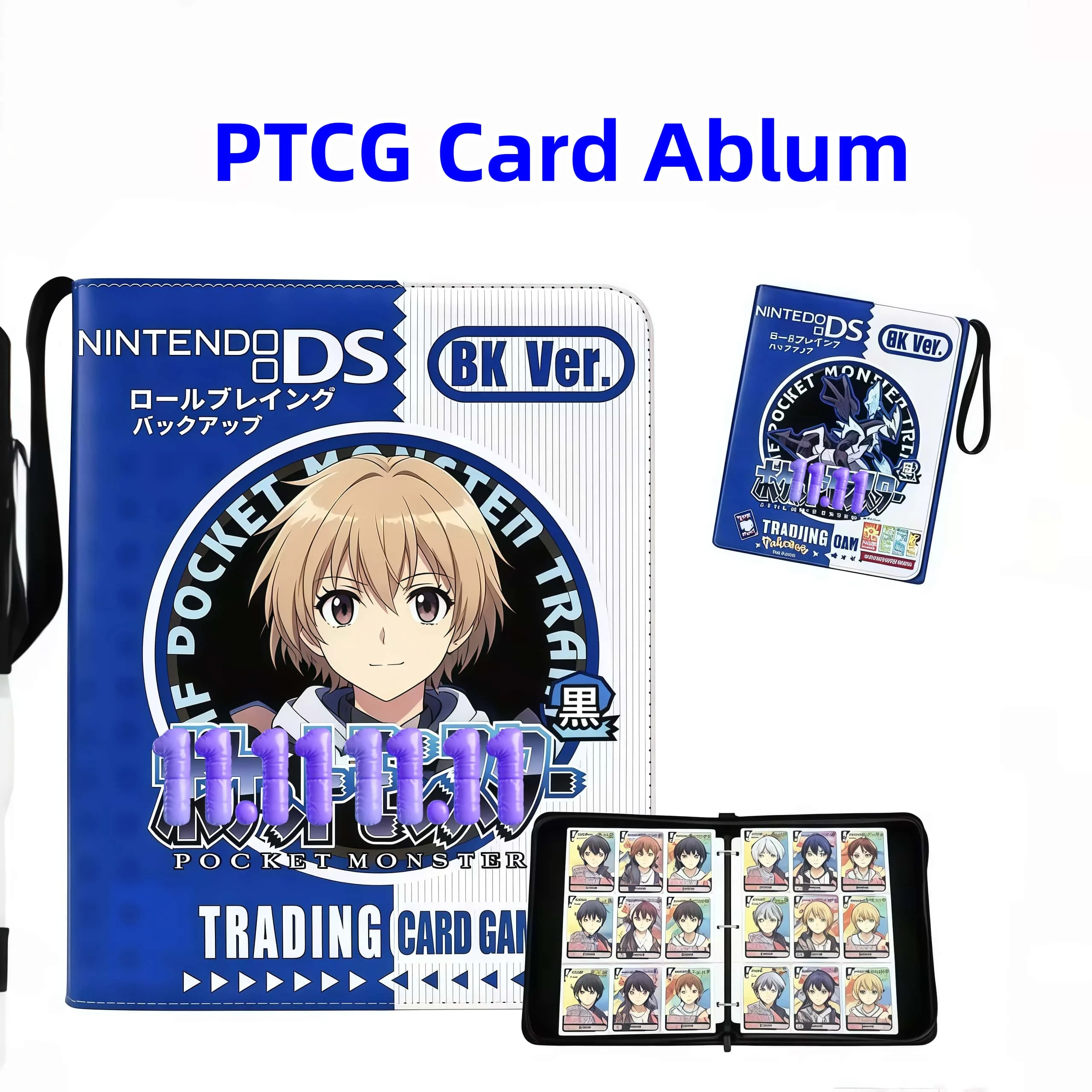 album-per-carte-per-ptcg-pokemon-personaggi-anime-zamazenta-kyurem-reshiram-zacian-porta-carte-portatile-giocattolo-pocket-monsters