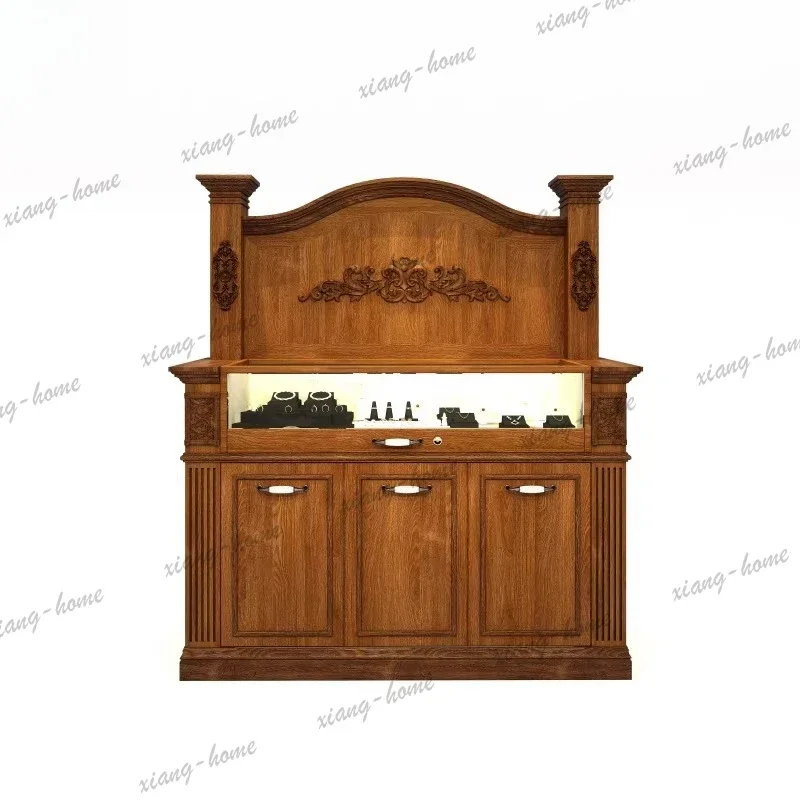 YJ Medieval Sleek Jewelry Cabinet Vintage ConvenienceDisplay Jewelry Cabinet Drawer Living Room Furniture Schmuckschrank XYZBG50