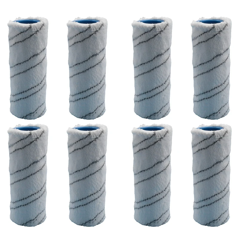 8 Pieces Set Of Rollers For Karcher FC5 FC7 FC3 FC3D Electric Floor Cleaner Replacement Rollers 2.055-007.0 Gray