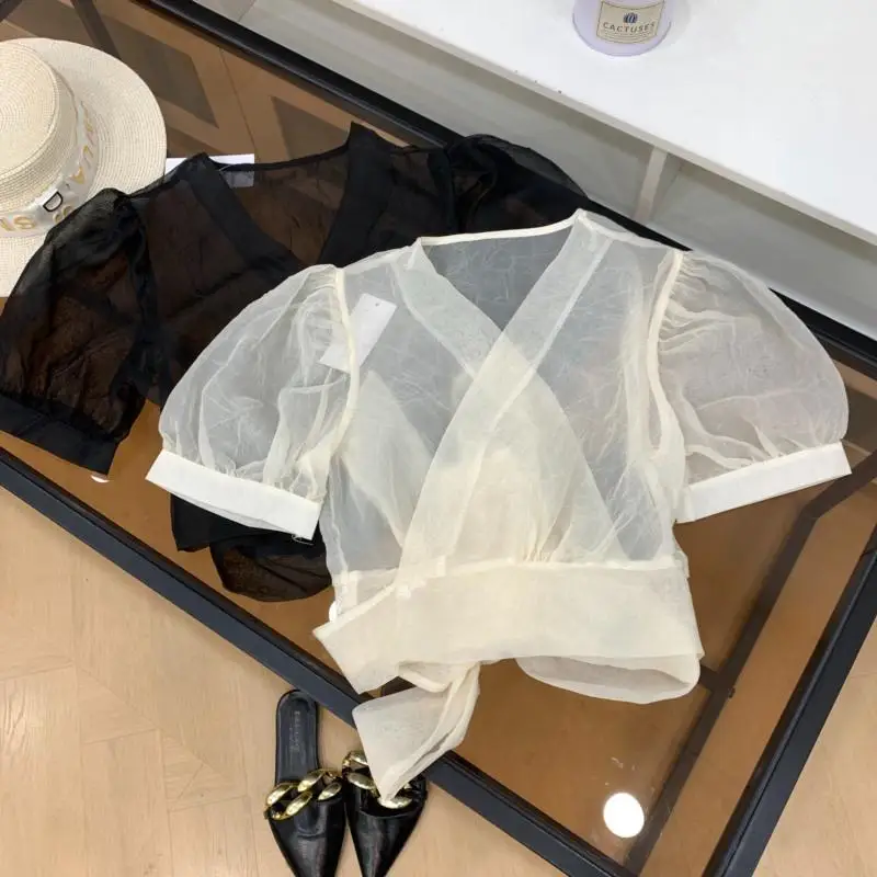 

Slimming Thin ort Sve irt Pure Color Simple Cardigan Women's Summer New Sle Basic Fit Casual Faion Chinese Brand