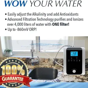 آلة طلاء المياه القلوية البلاتينية Kangen Su ، آلة مؤين الألواح 11 ، K8 ، تكنولوجيا اليابان أفضل 8 آلات مياه Kangen مبيعا - رقم 3