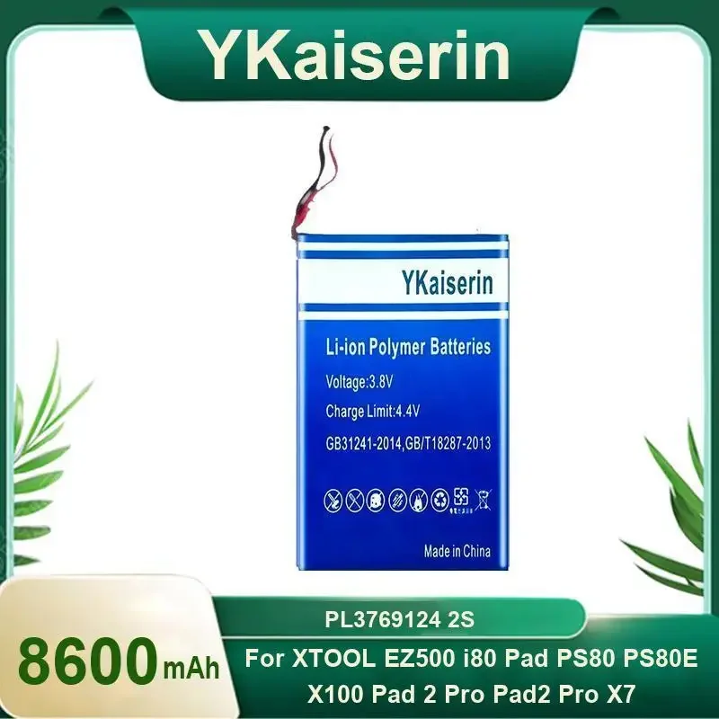 

Диагностический сканер YKaiserin, 8600 мАч, PL3769124 2S для аккумуляторов XTOOL PS80, X7,EZ500, X100 Pad 2, i80 Pad, X100 Pad 2 Pro, PS80E