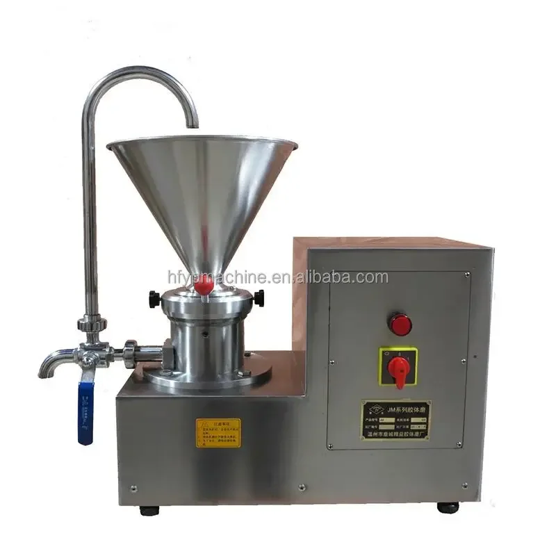 Industry Automatic Mill Machine Peanut Butter Machine Vertical Sesame Peanut Butter Colloid Mill Wet Grinding Making Machine