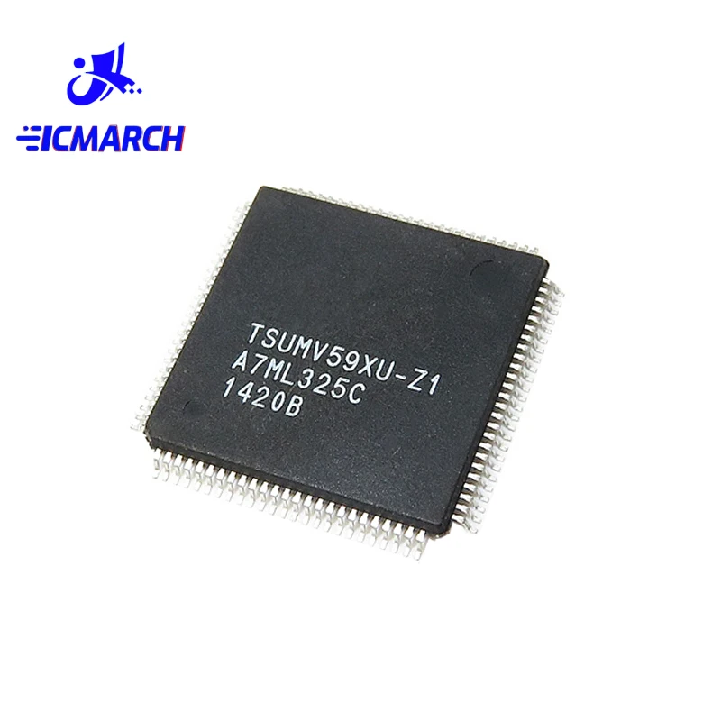 1Piece TSUMV59XU TSUMV59XU-Z1 TQFP-100 TQFP100 Liquid Crystal Driver Chip LCD Controllers New Good Quality Chipse