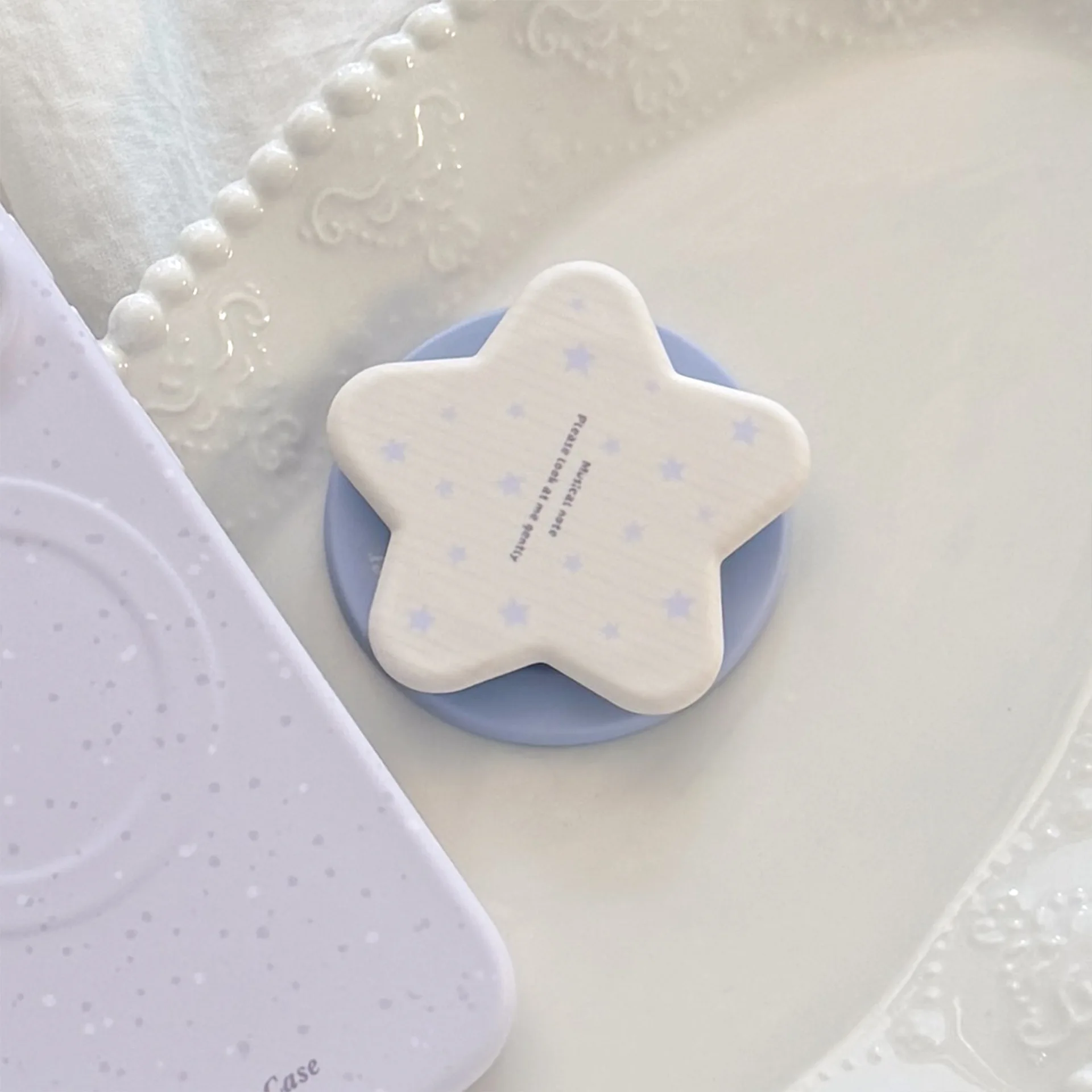 Macaron Star Magnetic Phone Grip Holder Portable Foldable Bracket Stand Finger Socket Cute Cell Mobile Phone Decor Accessories view 2