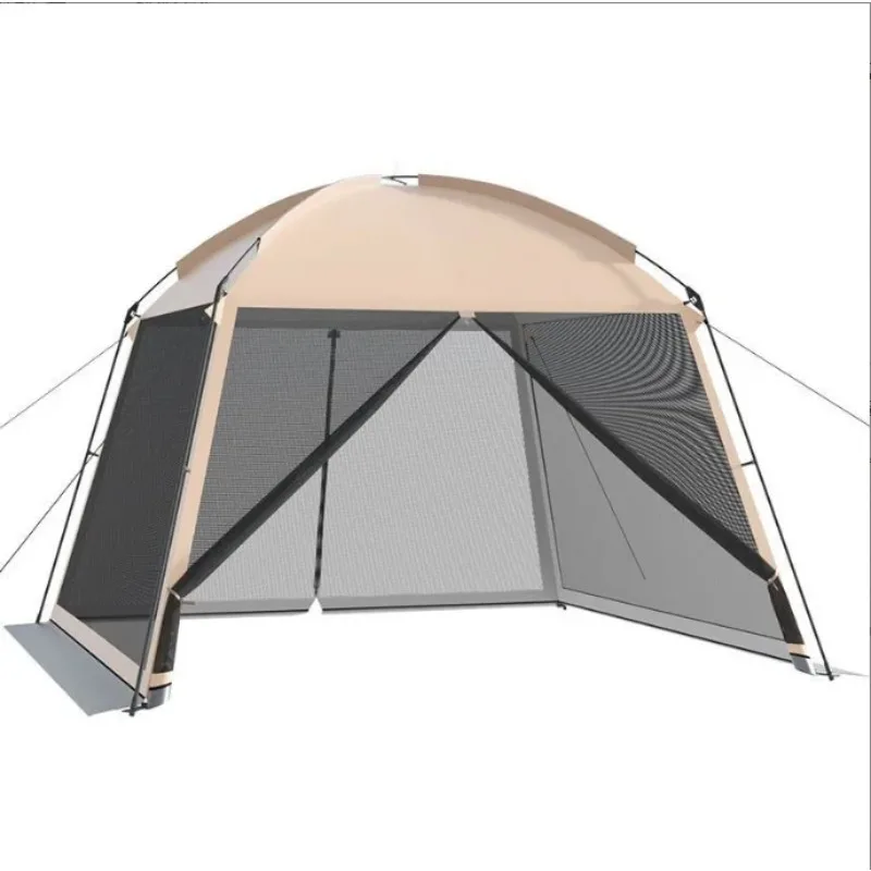 Outdoor large tent canopy shade mesh pergola portable anti-mosquito pergola tent sand