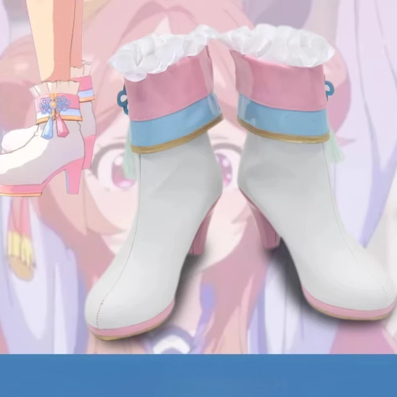 Game Anime Pretty Copano Rickey Custom Made Cosplay Shoes Boots Halloween Props
