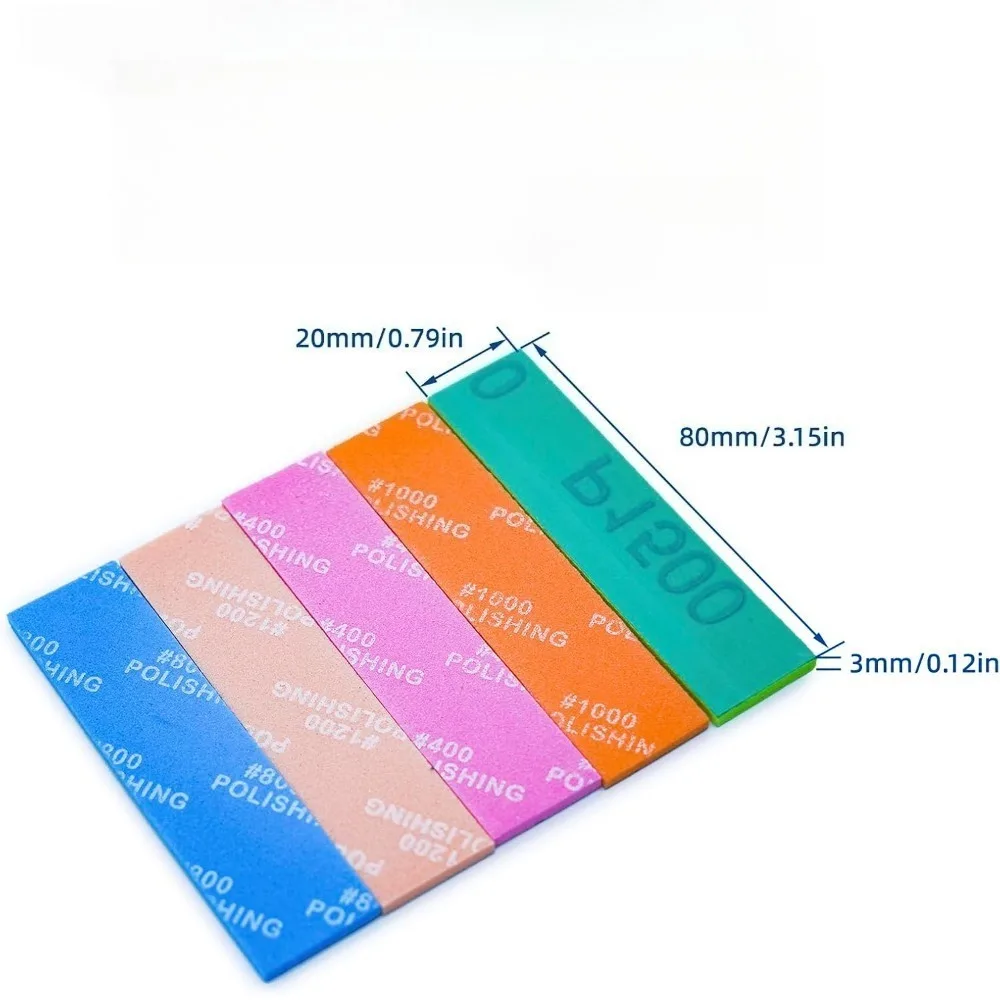 15pcs Sanding Sponge for Model, Wet Dry Hobby Model Tool, Sanding Block Assortment Set (400, 600, 800, 1000, 1200, 1500 Grit)