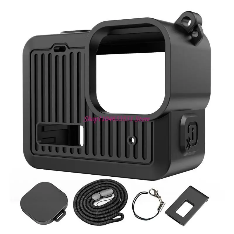 Case recinto silicone para GO 4K 2024 Sports Camera Protetive Shell Cover