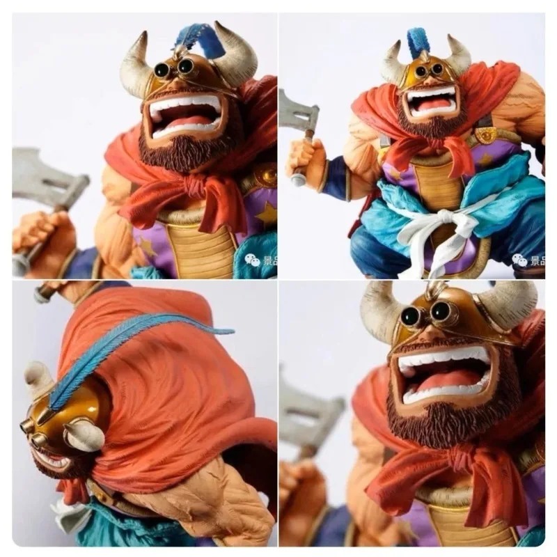 Japanese Comics Dragon Ball Battle Bull King Black Myth Gyuumaou Goku in Vehicle Animation Theme Desktop Ornaments Statue Bandai