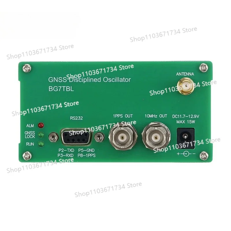 GNSSD0-10MHz GNSS Disciplined Oscillator 20MHz Sine Wave 1Vrms Output GNSS Clock Support for GPS + BDS + GAL