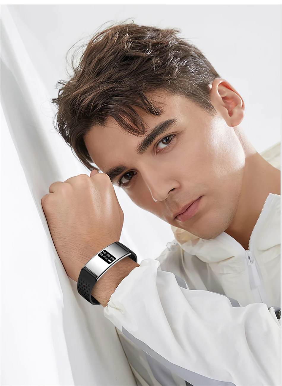 Neuer Sport-Fitness-Tracker, intelligentes Armband, IPX8, wasserdicht, Herzfrequenz- und Schlafüberwachung, Schrittzähler, Anruferinnerung, Smartwatch für Männer und Frauen – Detail 20