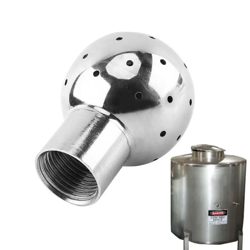 

Tank Cleaning Ball Spray Rotary Sanitary Spray Head Stainless Steel Cleaning Spray Ball Fixed Sanitary Spray Head For Home