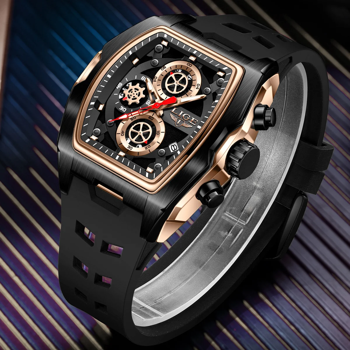 FOXBOX Military Men's Quartz Watches Fashion Sports Business Waterproof Men Watches Casual Wristwatch Chronograph Luminous Clock