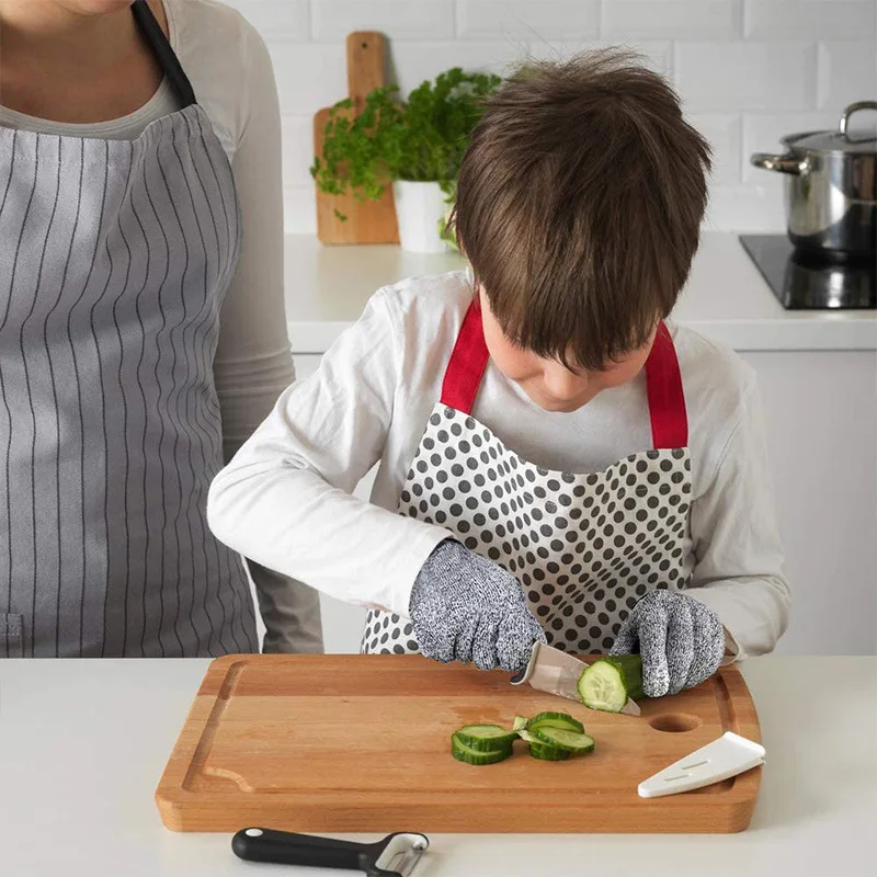 

ANSI Level 3 Cut-Resistant Gloves for Kids Child Safety Protective Gloves
