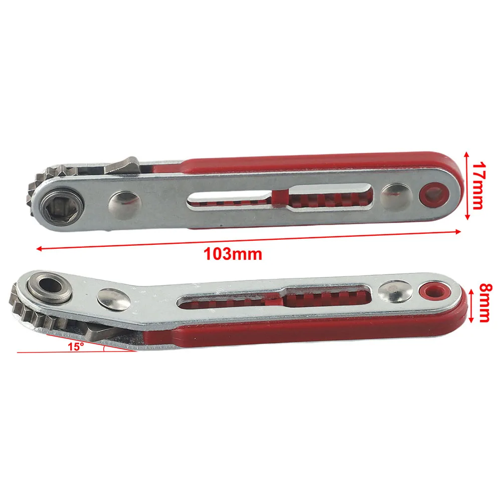 12pcs for mini Ratchet Wrench Screwdriver Set with Small Swing Operation and Thumb Switch Direction Control for 1 4 Inch Bits