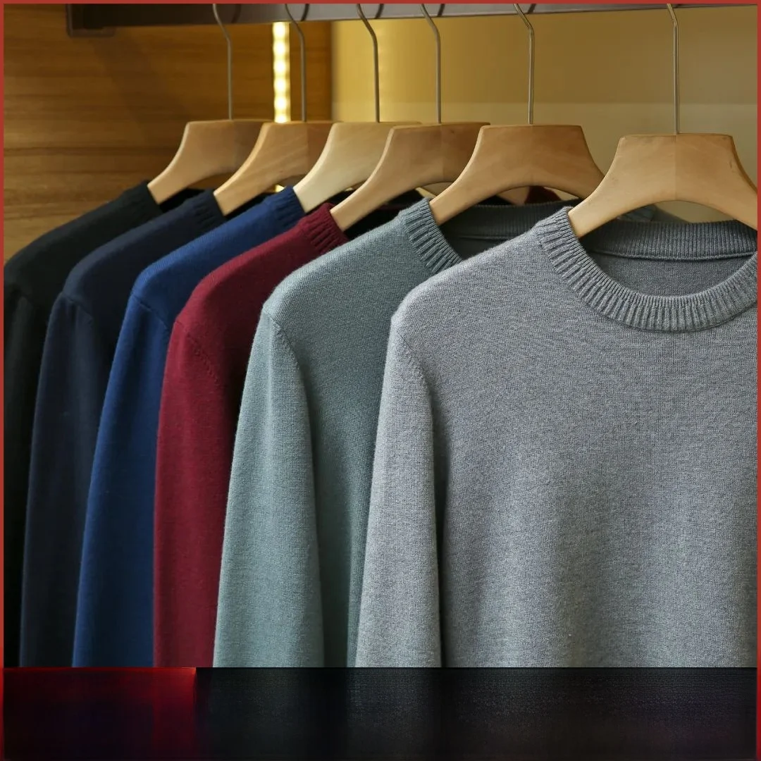 

Camere like Touch, базовый слой, вязаный свитер, повседневный круглый мужской свитер Ne, осень-зима, Новое поступление, удобный удобный нож с защитой от катышков...