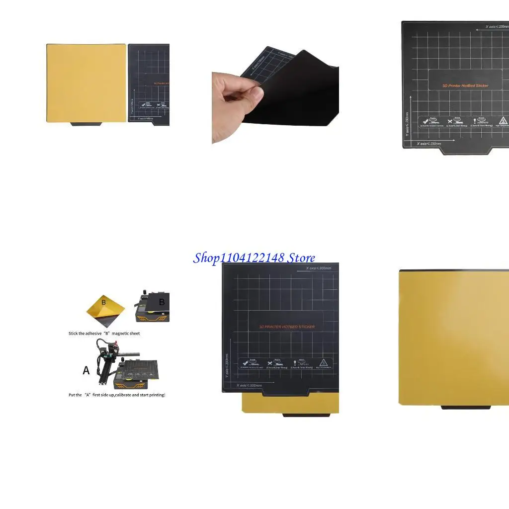 

P9FA D Printer Hot Bed Platform 180/ 235/ 310mm Sticker with Coordinates