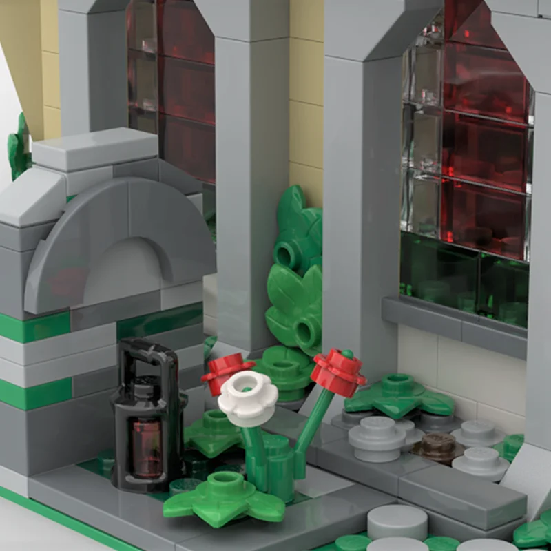 2066 個 MOC チャペルクリエイター専門モデルビルディングブロック建設組み立てアイデアレンガのおもちゃ子供クリスマスギフト誕生日