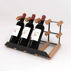 Vintage Wood Storage Wine Rack, Organizer, Cupboard, Bottle, Modern Wine Holder, Table, Bar, Creative, Home Decor