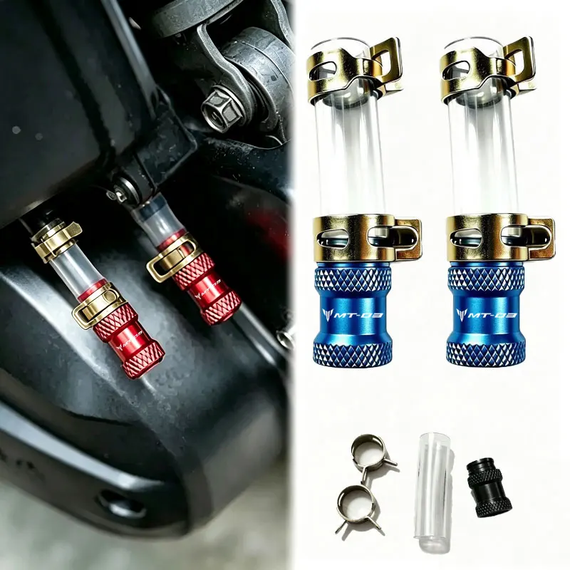 For Yamaha MT03 MT-03 Motorcycle parts air filter modification CNC drainage pipe