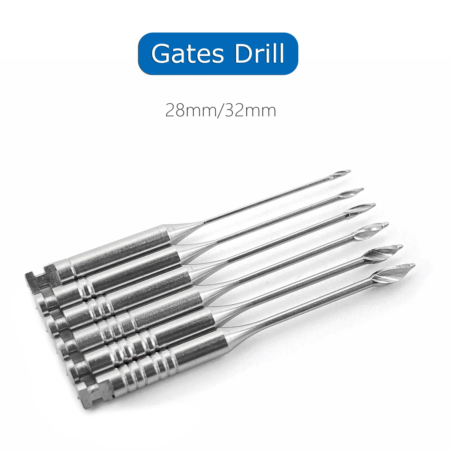 Dental Tools Root Cannal Endo Gate Drill File 28mm 32mm Stainless Steel Endodontic Instruments Dentist Dentistry Odontologia