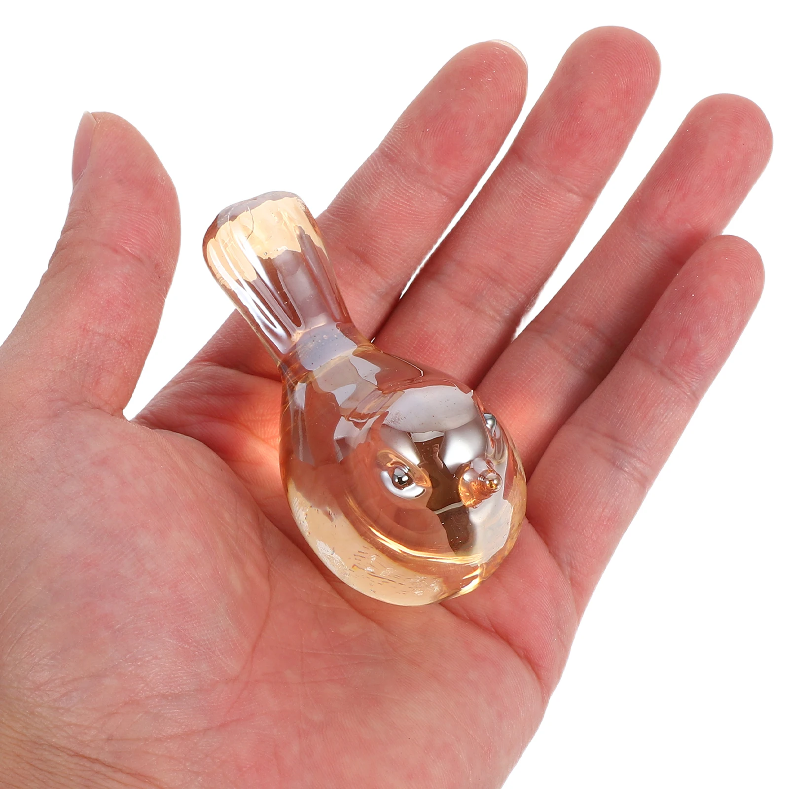

2 Pcs Crystal Bird Statue Hummingbird Figurine Statues and Figurines Glass