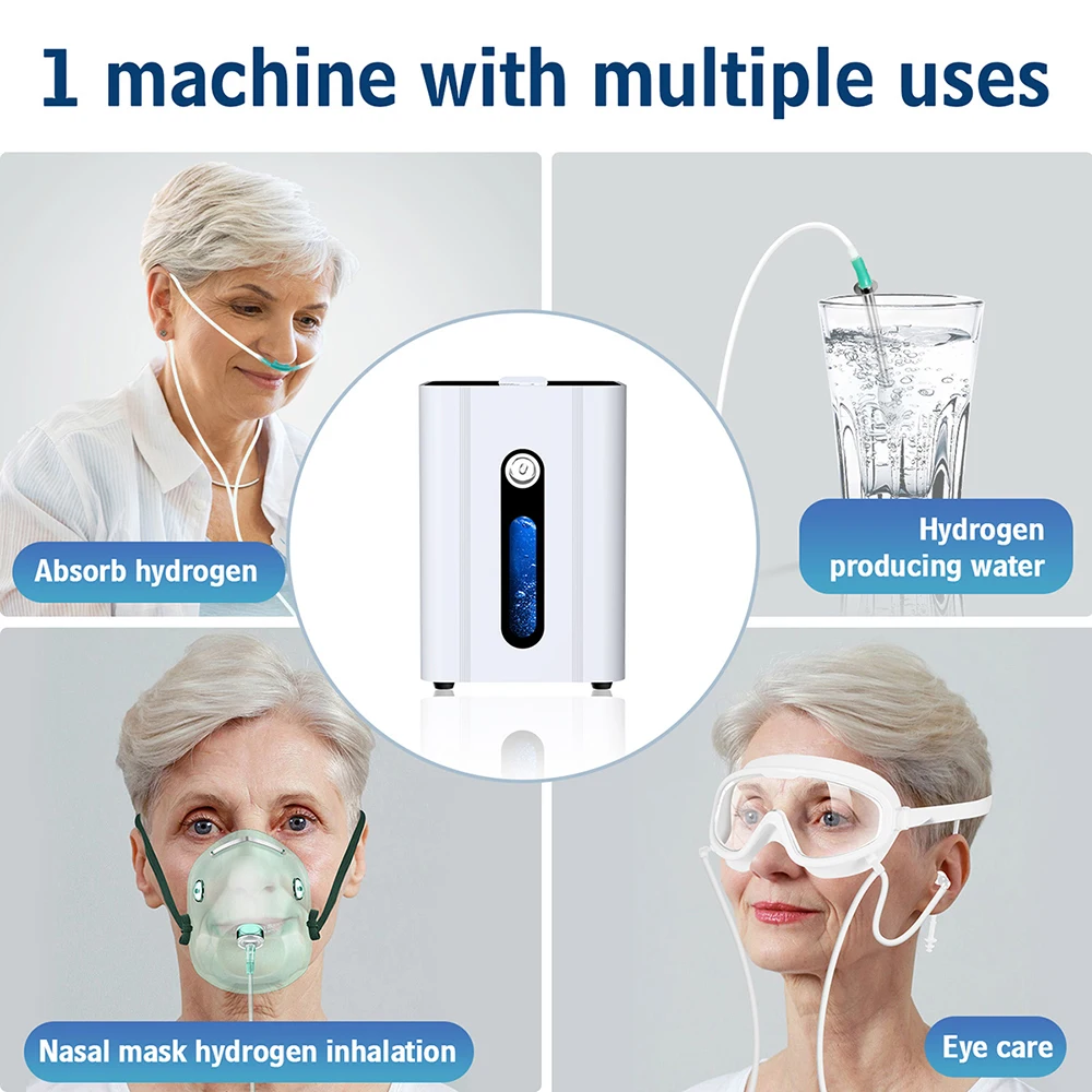 Suyzeko Pure H2 Inhaler 150ML Hydrogen Inhalation Device High Purity Pure Hydrogen Generator Molecular Hydrogen Machine