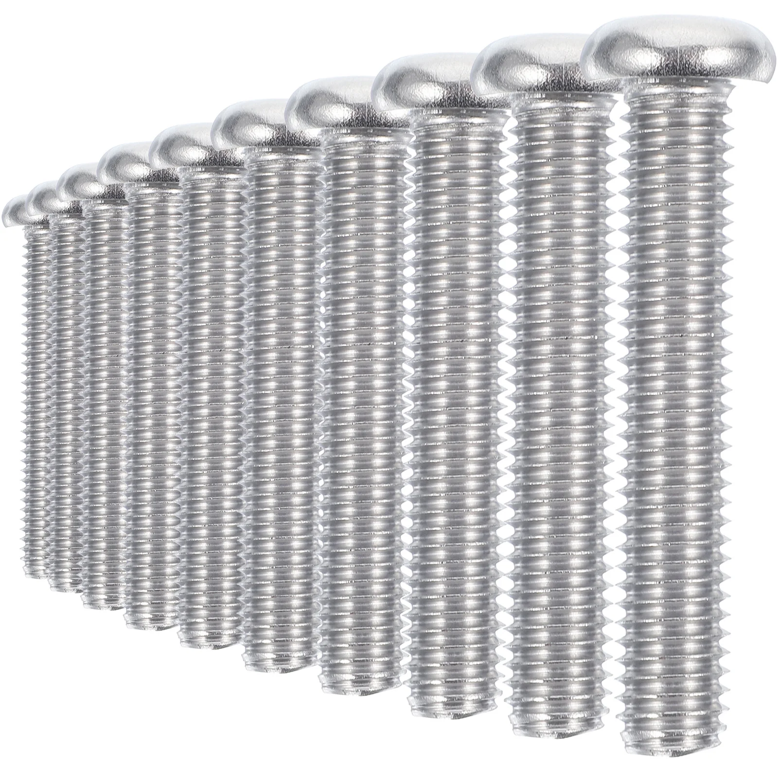 

10pcs Stainless Steel M8X45Mm Pan Head Machine Screws For Mount Monitor Mount Wall Plate Screws Fasteners Hardware