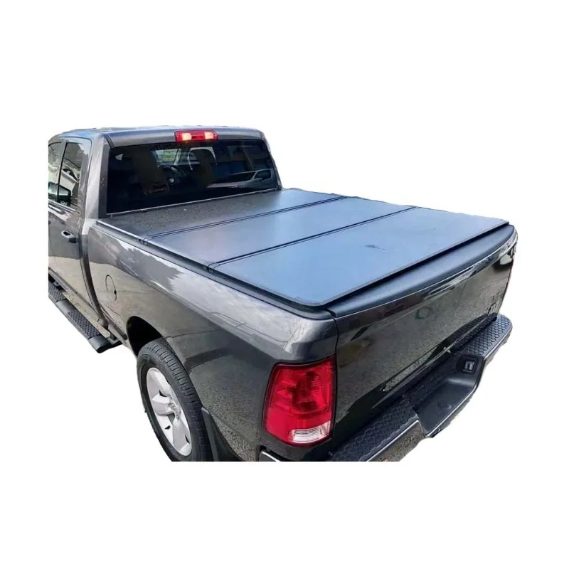 Custom-fit aluminum tri-fold lid for  Ram 1500 5.7ft bed waterproof pickup truck hard tonneau cover