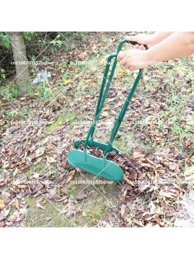 Long Wooden Handle Large Garden Leaf Rake Yard Cleaning Tool For Dry Grass Fallen Leaves Backyard Farm Lawn Daily Use