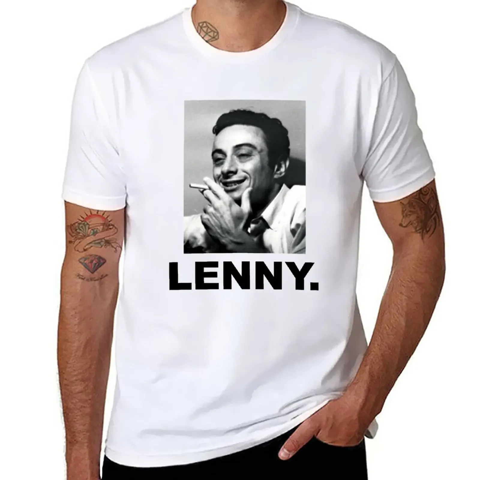 

Lenny Bruce - 'LENNY' T-Shirt tops anime clothes Aesthetic clothing for a boy t shirts men