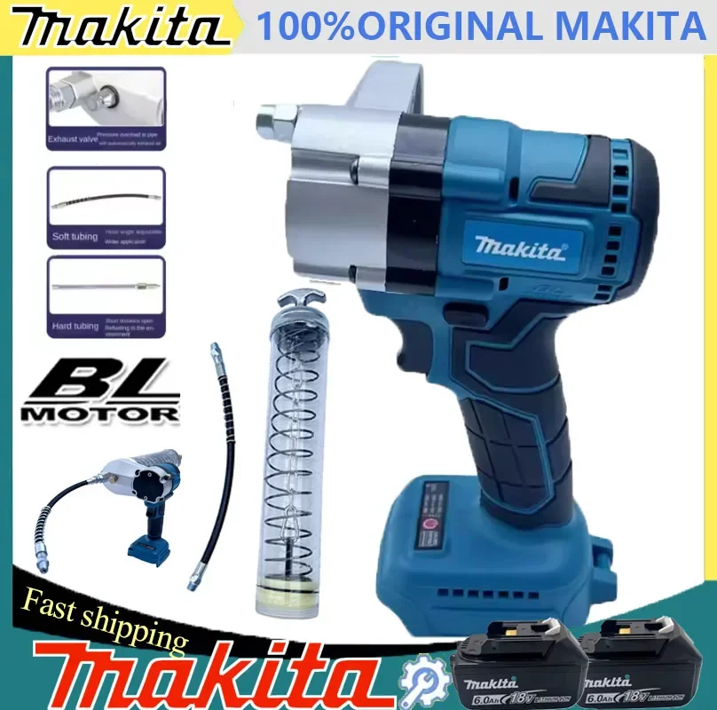 

Беспроводной автоматический электрический смазочный пистолет Makita с бесщеточным двигателем, высокого давления, специально для экскаваторов, для аккумулятора 18В