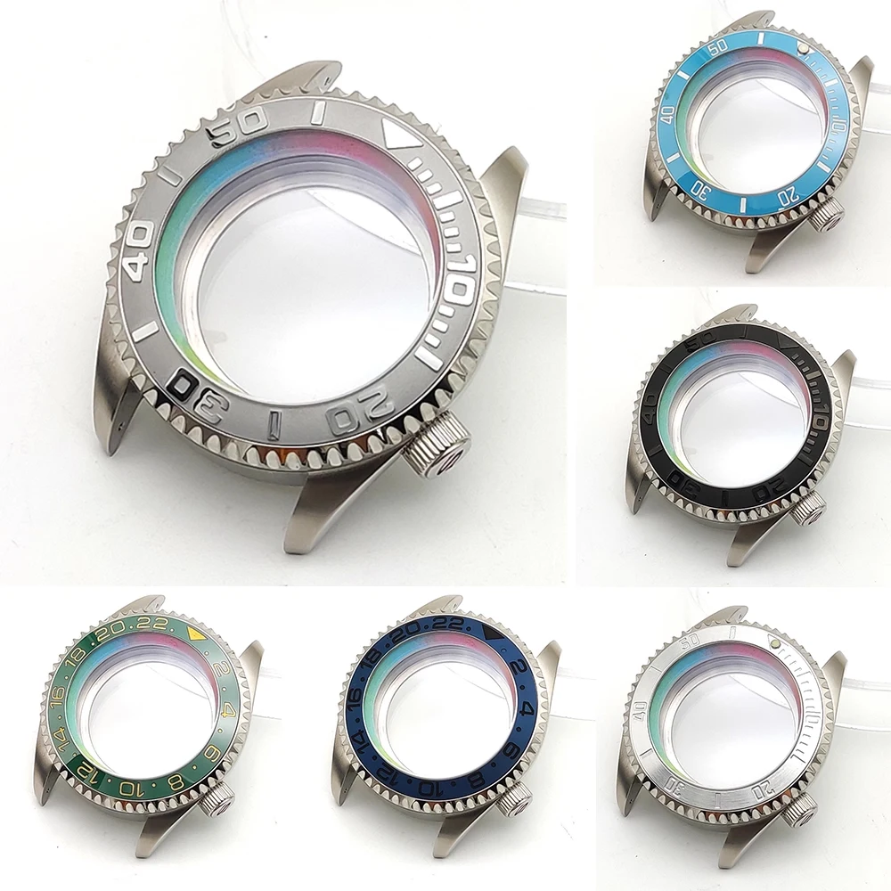

New Fashion NH35 case 42mm Men's watches case for NH36/NH35 Movement Sapphire glass High Quality Men's Watch Bracelet