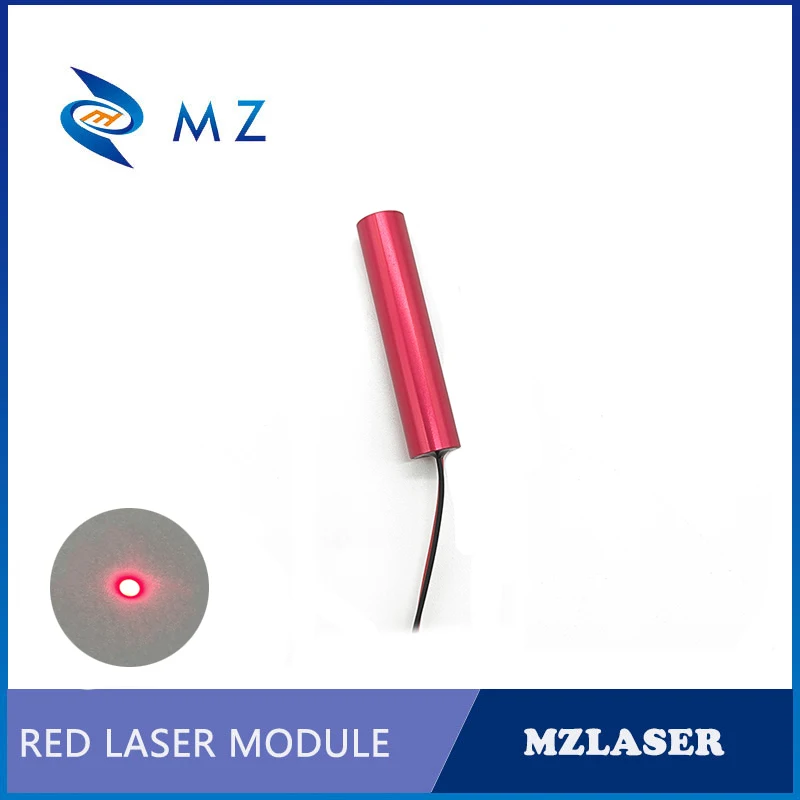 Imagem -03 - Laser Redondo Vermelho do Ponto Lente de Vidro Categoria Industrial Compacto D10 mm 650nm 1mw 5mw 10mw Venda Quente