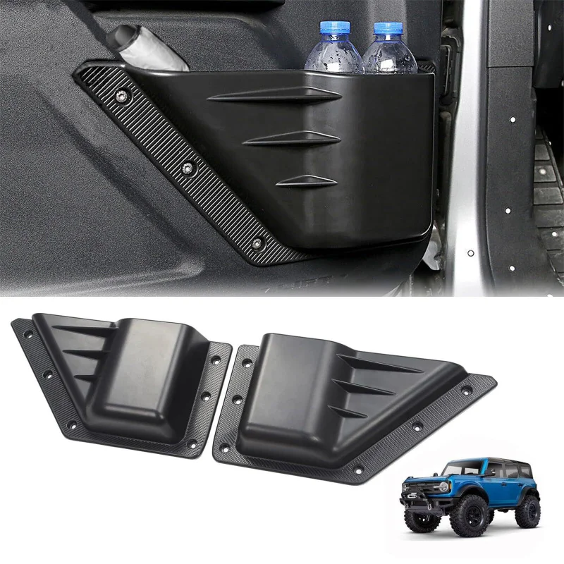 

Front Door Storage Bag Storage Box Suitable Bronco 4 Door 2 Door Cup Holder Door Bag Side Plug Storage Box