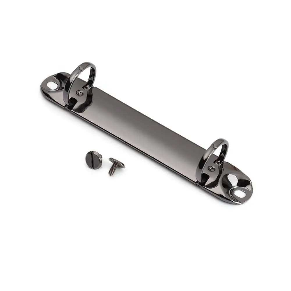 Colorful Stationery Refillable DIY Accessory Notepad Loose-leaf File Folder Binder Clip Notebook Binding Hoops Ring Binder