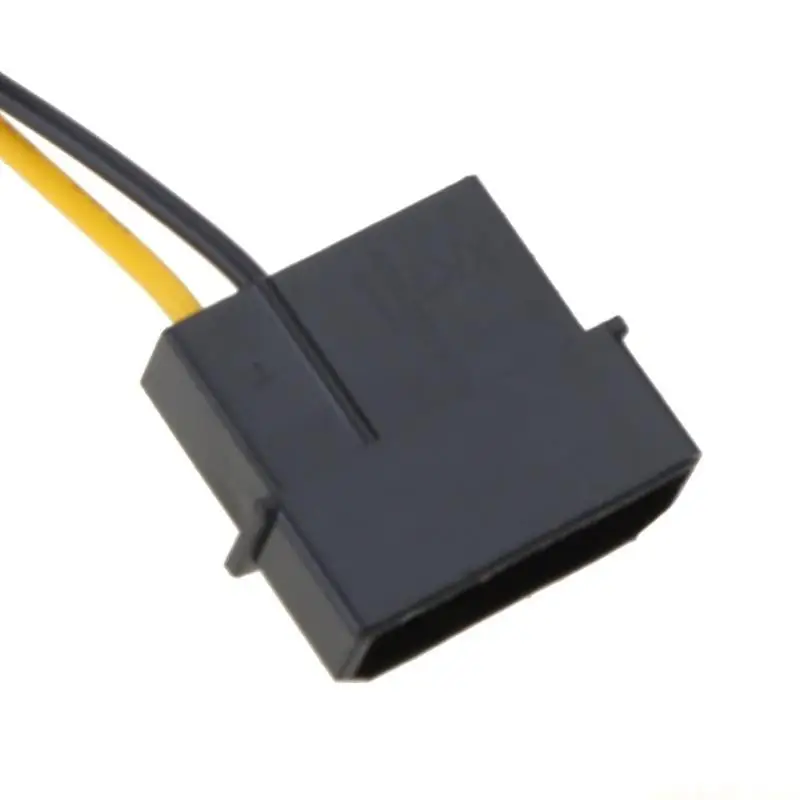 

Кабель вентилятора ПК типа D, большой 4-контактный разъем IDE на 3-контактный разъем питания вентилятора, разъем питания кабель