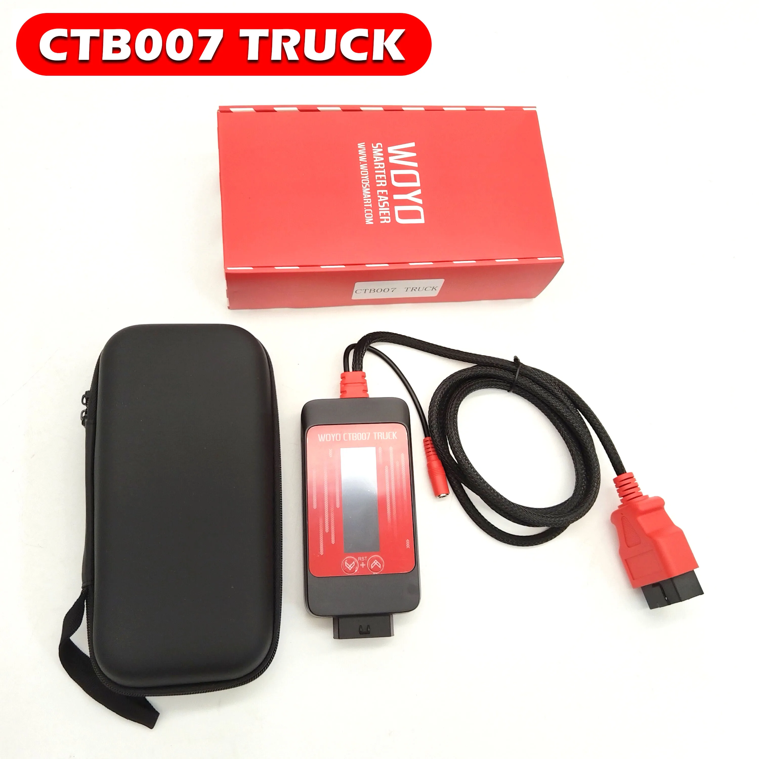 Truck Step-Down Regulated Converter 24V to 24V/12V-14.5V WOYO CTB007 TRUCK OBD2 Tester Compatible with Diagnostic Protocols 12V