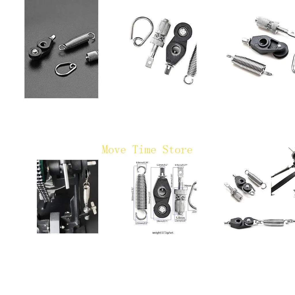 92ME Bass Drum Foot Pedal Spring Tensioner Fit for Percussion Instrument Part