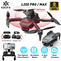 L200 PRO MAX Drone 4K Professional 2-Axis Gimbal 360° Obstacle Avoidance Brushless Motor GPS Quadcopter FPV RC Drones